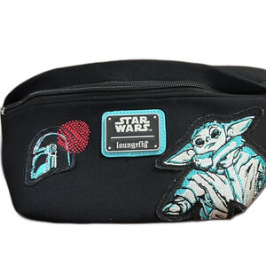 Loungefly Star Wars Black Bag with Teal and Red Details